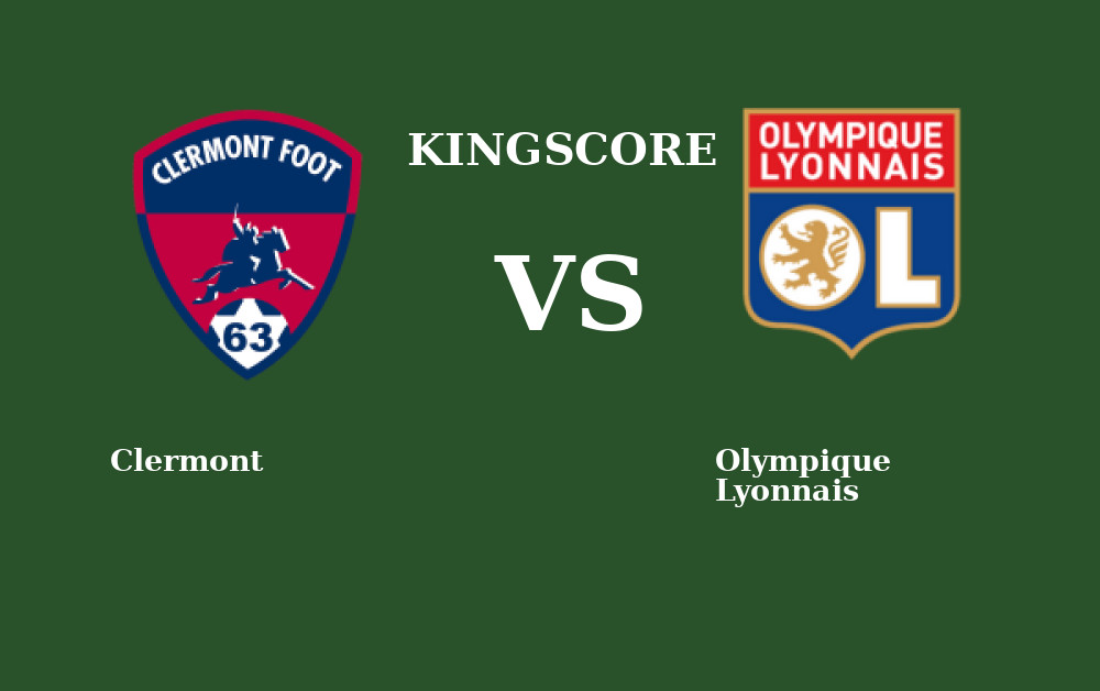 Clermont vs Olympique Lyonnais Live, live score! miniatuur